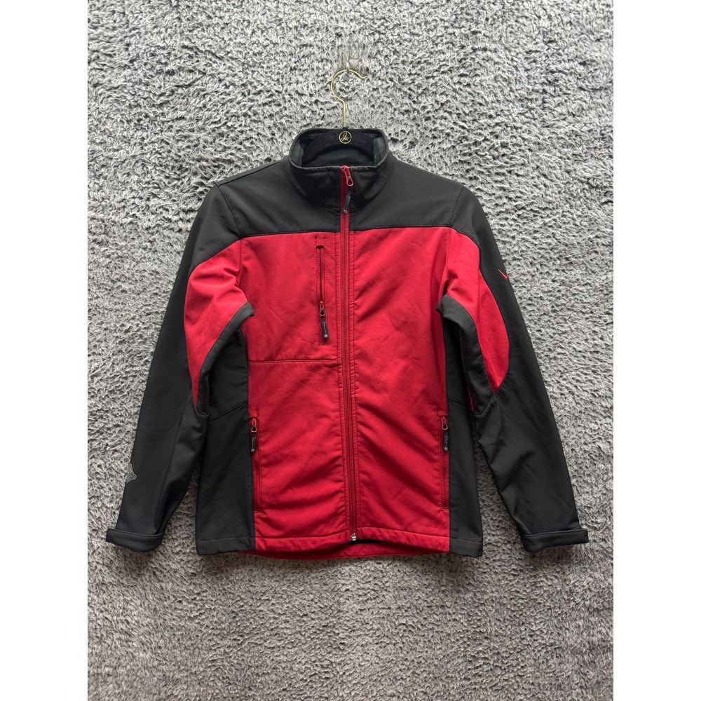 Stormtech Performance Edge Softshell Jacket Stadium Red Black Womens Size S
